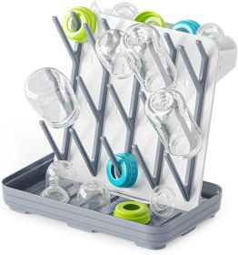 Baby Bottle Drying Rack with 20 Hooks, Space Saving Kitchen Bottles Rack Dryer