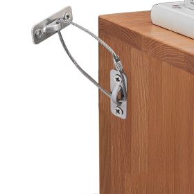 10 Pack Furniture Anchors Kit for Baby Proofing, Furniture Straps Use to Prevent Falling and Anti Tip, Dresser Or Cabinet to Wall Anchors