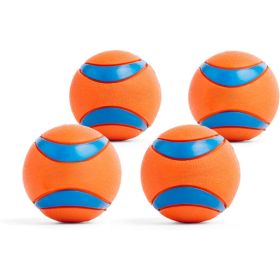 Ultra Ball Dog Toy - Medium Bouncy Fetch Balls For Dogs 20-60 Lbs - Made From Durable Rubber - Floating Water Pet Toys - Size Medium - 2.5-inch D (Option: Ultra)
