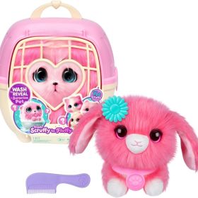 Surprise Pet, Mystery Plush Toy, Wash To Reveal Wash To Reveal 1 Of 3 Rescue Pets (Option: Pink)