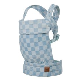 Carrier Newborn to Toddler, Lightweight & Breathable Cotton Infant Carrier for Hands Free Comfort (Color: Denim Gingham)