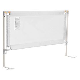 Toddler Bed Rail, Kids Beds Guard Rail with Reinforced Iron Pipe and Oxford Cloth, Adjustable Height Bed Side Railing (Side & Head/Footboard Size Range: 50-70 inches, Guard Position: Side)